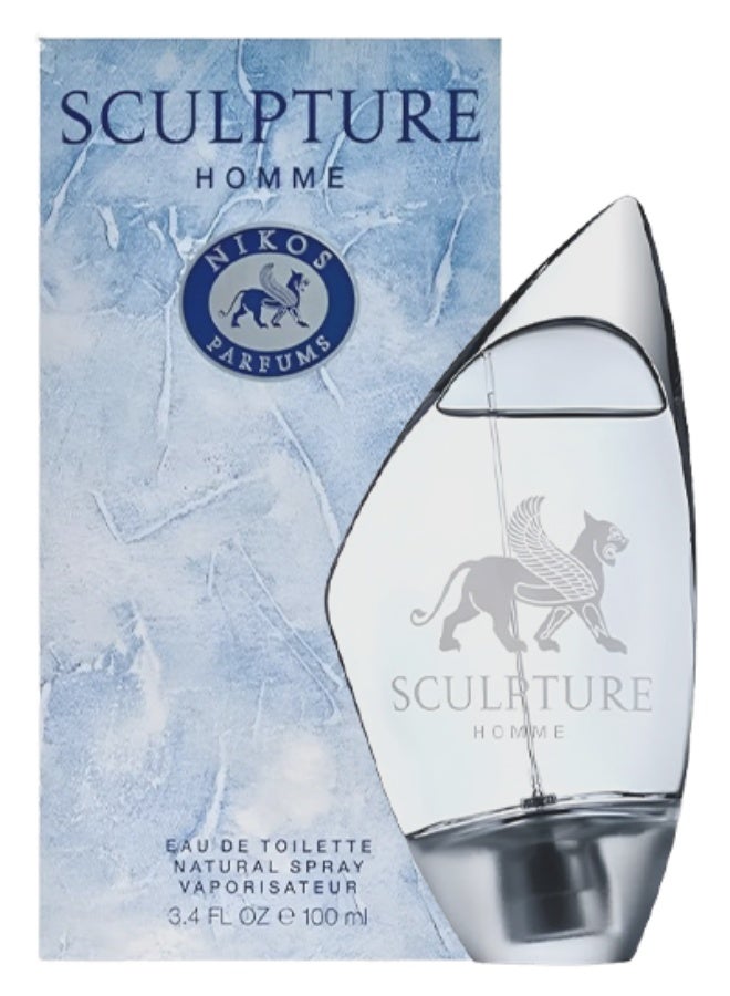 Nikos 3 Pieces Sculpture Perfume For Men 100ml EDT - Image 2