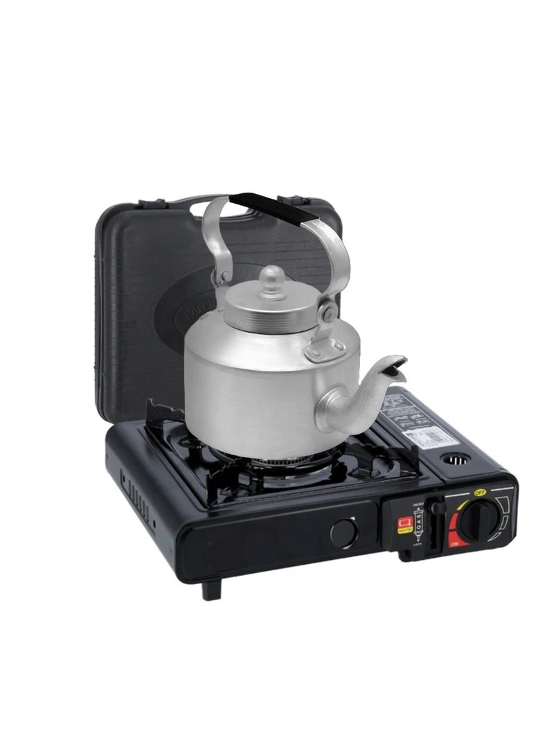 PAMCHAL Camping Stove and Box with Tea Kettle 