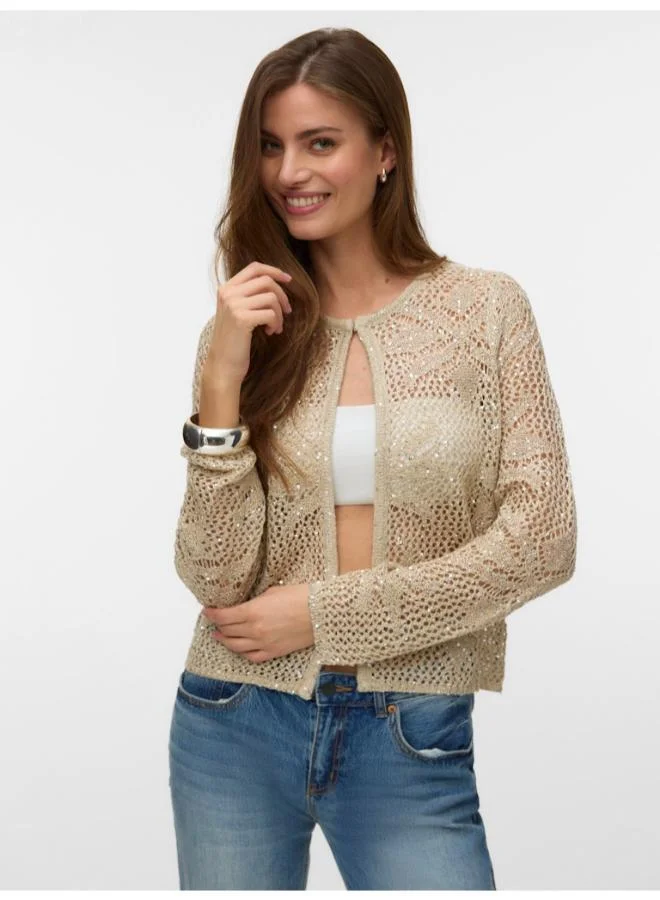 VERO MODA Vmleilani Crew Neck Cardigan