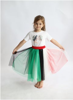 Girls UAE Flag National Day Skirt