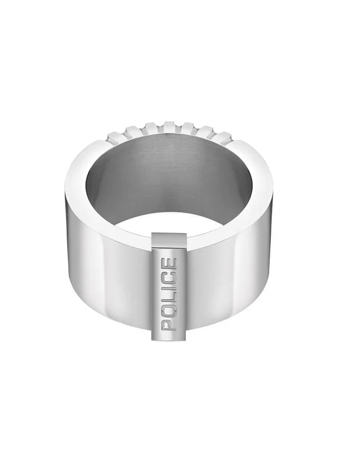 بوليس Gear Silver Ring For Men