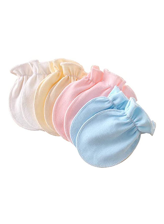 SYOSI Anti-grasping Anti-Scratching Baby Gloves, 0 - 6 Months, 4 Pairs - Image 1
