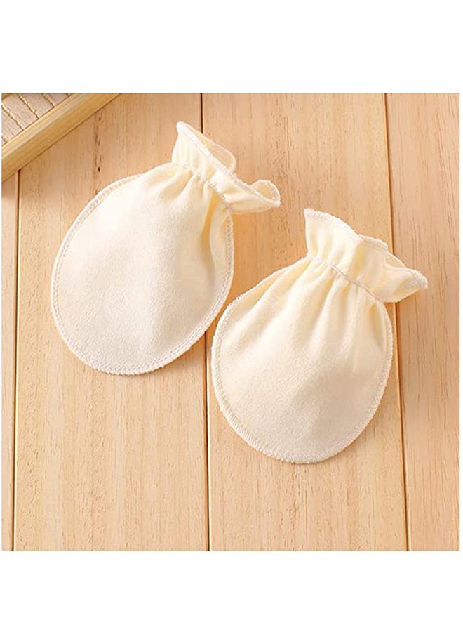 SYOSI Anti-grasping Anti-Scratching Baby Gloves, 0 - 6 Months, 4 Pairs - Image 4