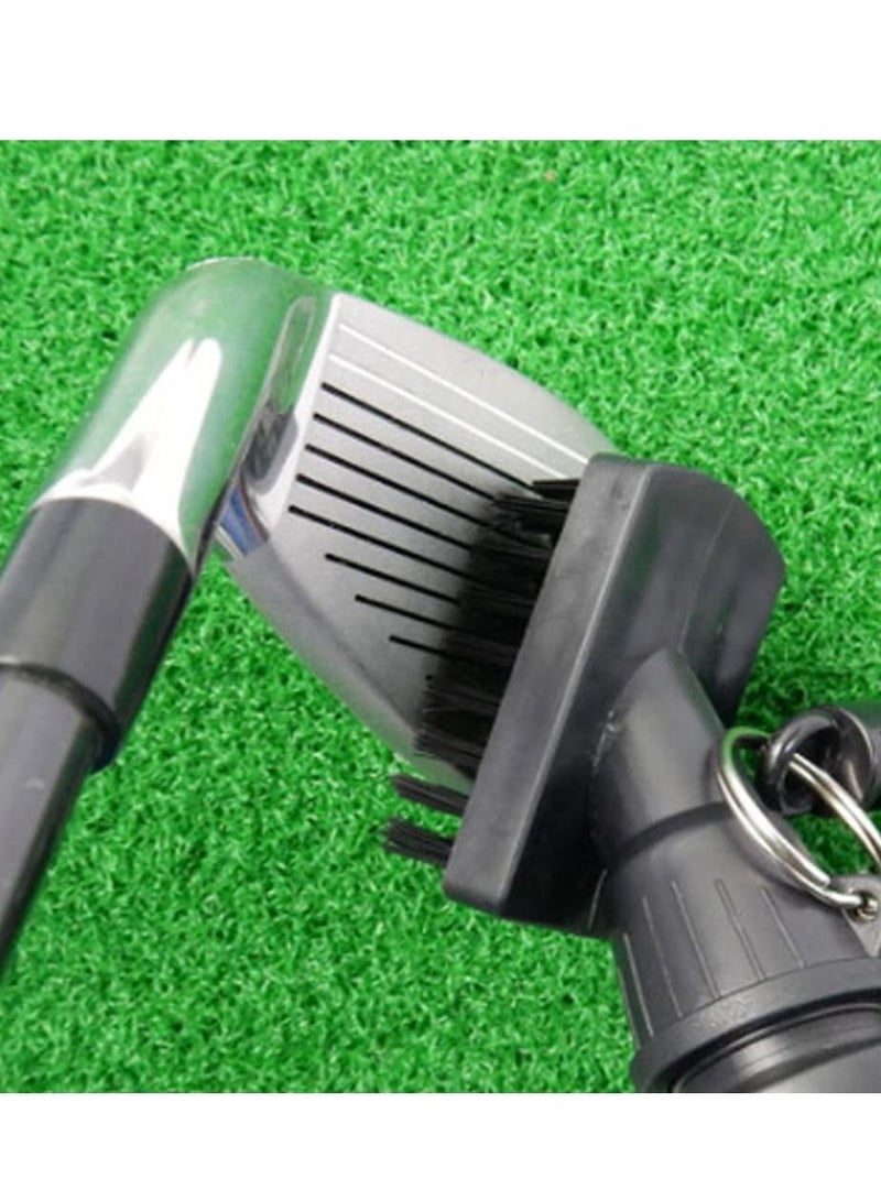 SYOSI Professional Golf Club Cleaning Brush, Groove Cleaner, Golf Clean Accessories for Golf Ball Club Wet Scrub, Professional Golfs Club Cleaning Brush Water Dispenser Cleaner (Black) - Image 2