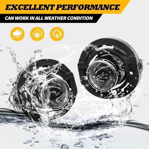 Jecoupoon Pair Fog Lights Assembly Compatible with 2014-2020 Grand Cherokee 2021 Cherokee Left and Right Front Fog Lamps Clear 5182021AB 108A125OEU - Image 3