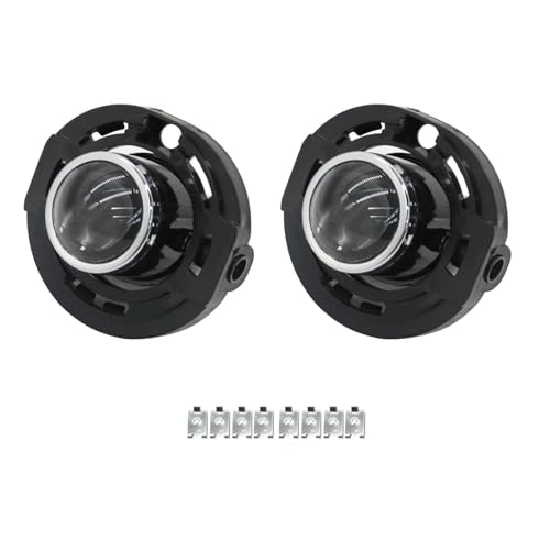 Jecoupoon Pair Fog Lights Assembly Compatible with 2014-2020 Grand Cherokee 2021 Cherokee Left and Right Front Fog Lamps Clear 5182021AB 108A125OEU - Image 1