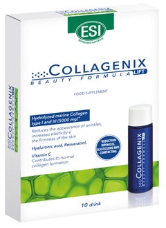 BIOCOLLAGENIX Collagen Drink, 30 ml (10 Pcs) - Anti-Aging & Hydrating Formula with Antioxidants, Vit C, Zinc & Copper, Reduces Wrinkles, Hydrates & Improves Tone, Supports Elasticity, Fights Oxidative Stress & Promotes a Healthy, Youthful Complexion  - Image 1