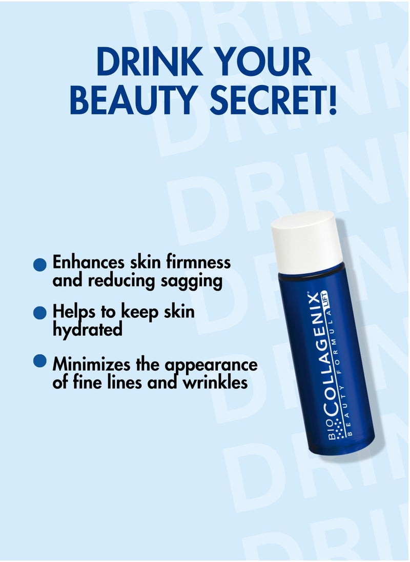 BIOCOLLAGENIX Collagen Drink, 30 ml (10 Pcs) - Anti-Aging & Hydrating Formula with Antioxidants, Vit C, Zinc & Copper, Reduces Wrinkles, Hydrates & Improves Tone, Supports Elasticity, Fights Oxidative Stress & Promotes a Healthy, Youthful Complexion  - Image 3