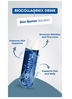 BIOCOLLAGENIX Collagen Drink, 30 ml (10 Pcs) - Anti-Aging & Hydrating Formula with Antioxidants, Vit C, Zinc & Copper, Reduces Wrinkles, Hydrates & Improves Tone, Supports Elasticity, Fights Oxidative Stress & Promotes a Healthy, Youthful Complexion  - Image 5