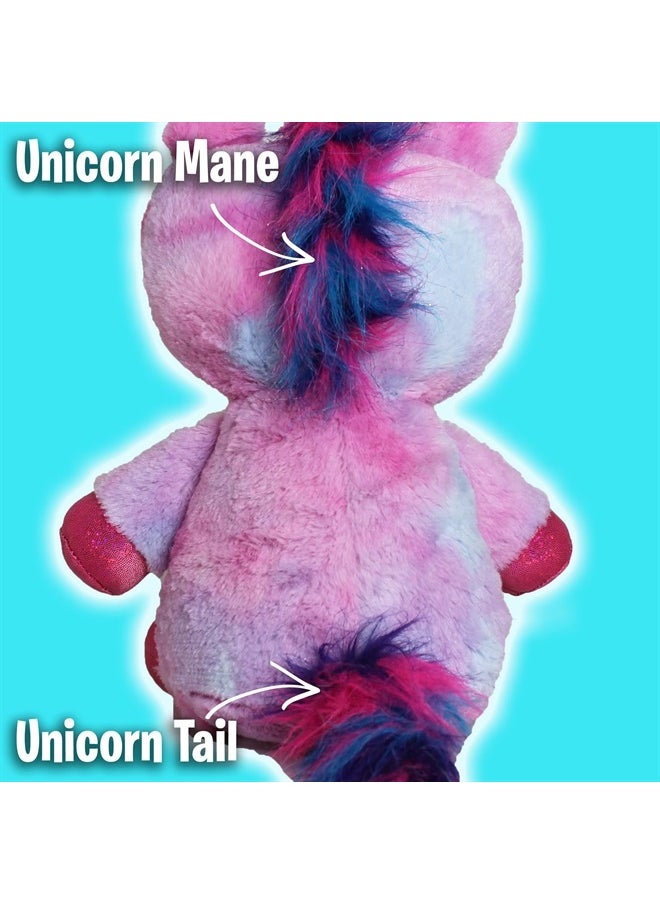 Ontel - Star Belly Dream Lites, Stuffed Animal Night Light, Magical Pink and Purple Unicorn - Projects Glowing Stars & Shapes in 6 Gentle Colors, As Seen on TV - Image 1