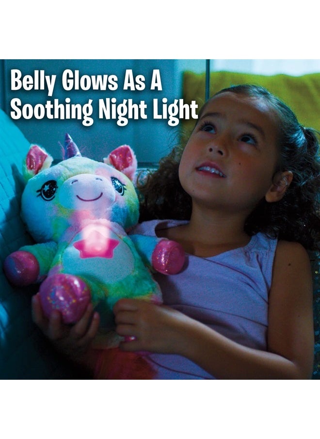 Ontel - Star Belly Dream Lites, Stuffed Animal Night Light, Magical Pink and Purple Unicorn - Projects Glowing Stars & Shapes in 6 Gentle Colors, As Seen on TV - Image 1