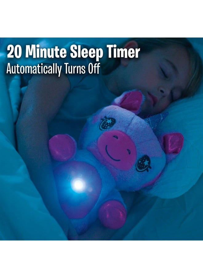 Ontel - Star Belly Dream Lites, Stuffed Animal Night Light, Magical Pink and Purple Unicorn - Projects Glowing Stars & Shapes in 6 Gentle Colors, As Seen on TV - Image 1