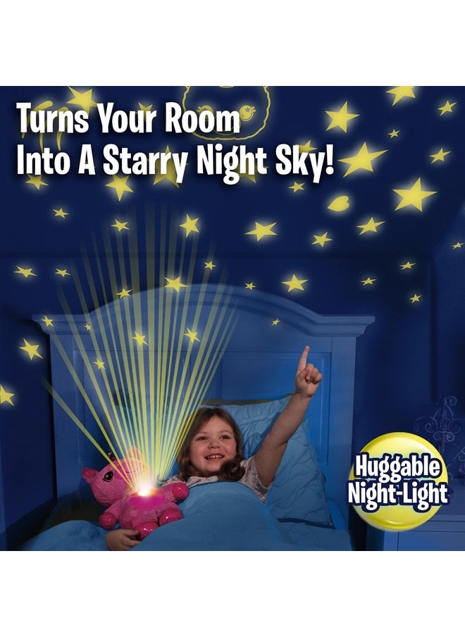 Ontel - Star Belly Dream Lites, Stuffed Animal Night Light, Magical Pink and Purple Unicorn - Projects Glowing Stars & Shapes in 6 Gentle Colors, As Seen on TV - Image 1