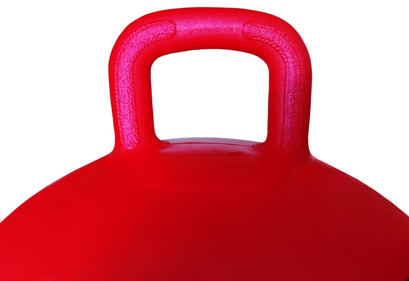 AppleRound Hippity Hoppity Hopball with Ball Pump, 18in/45cm Diameter for Age 3-7, Kangaroo Bouncer, Space Hopper Ball with Handle for Children, Printed Design (Ladybug) - Image 4