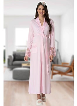 Mecit Pijama Mecit Pajamas Mecit 5413 Pink Women's Dressing Gown 