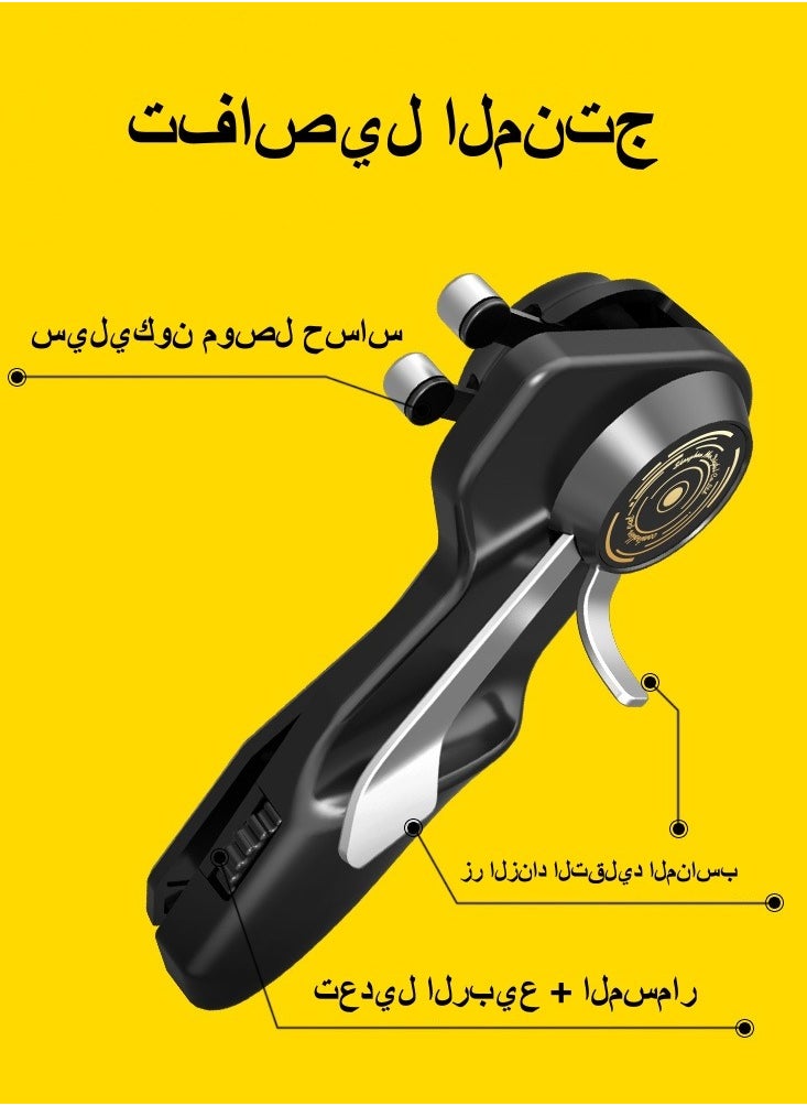 غاز يد تحكم ألعاب للأجهزة اللوحية مع دعم لعملية التحكم بستة أصابع وأزرار قابلة للتخصيص بالكامل لتوفير تجربة ألعاب أكثر مرونة وتخصيصًا.  - Image 2