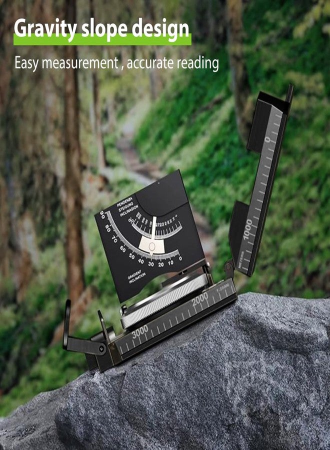 برو بيروس بوصلة بروبيروس® عالية الدقة متعددة الوظائف مع قرص مضيء في الظلام، بوصلة تخييم عسكرية مزودة بمقياس رؤية وقياس ميل، مثالية للمشي والتخييم وتحديد الاتجاهات - Image 5