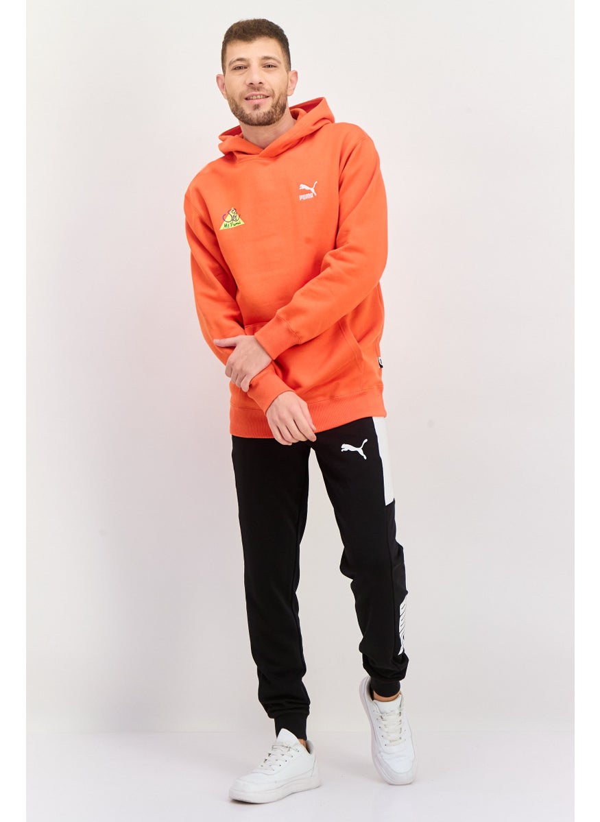 PUMA Men Sportswear Fit Outdoor Hoodies, Dark Papaya  - Image 4
