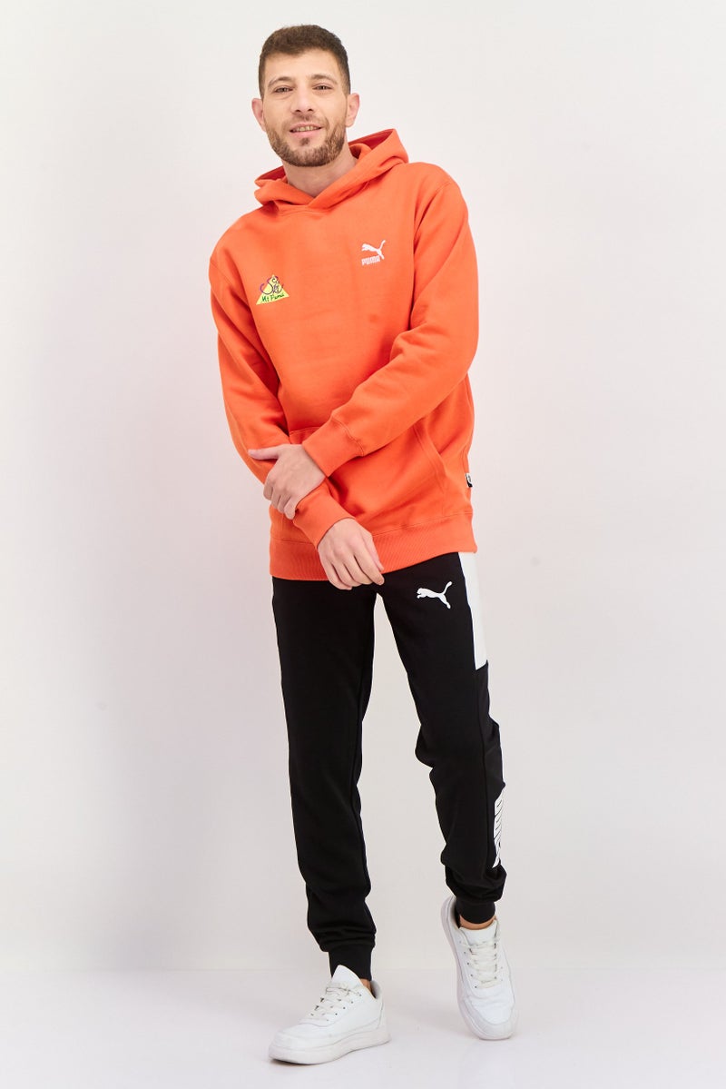 PUMA Men Sportswear Fit Outdoor Hoodies, Dark Papaya - Image 4