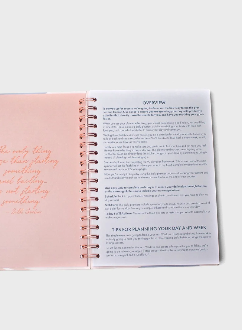 Prickly Pear Achievher X 90 Day Planner