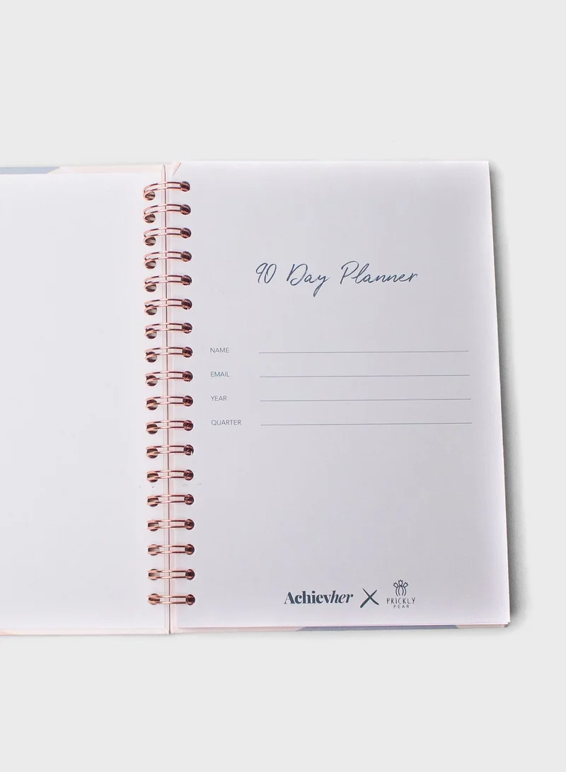 Prickly Pear Achievher X 90 Day Planner
