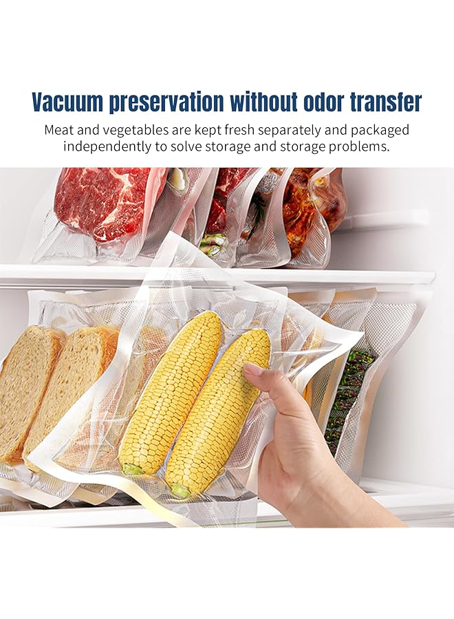 Sumkyle Vacuum Sealer Rolls, Vacuum Sealer Bags,Commercial Grade Food Saver Bags Bpa Free,Food Professional Foil Rolls For All Vacuum Sealers, Microwave & Freezer (2 * 8''X197'', 2 * 11''X197'') - Image 5