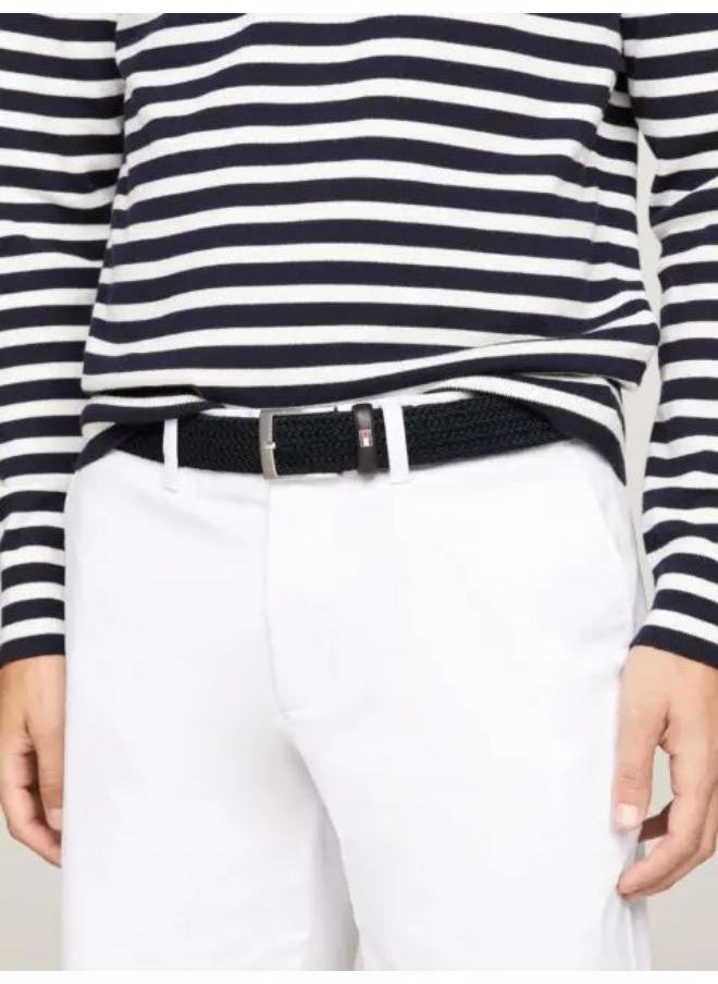 TOMMY HILFIGER Adan Tonal Braided Elastic Webbing Belt  - Image 3