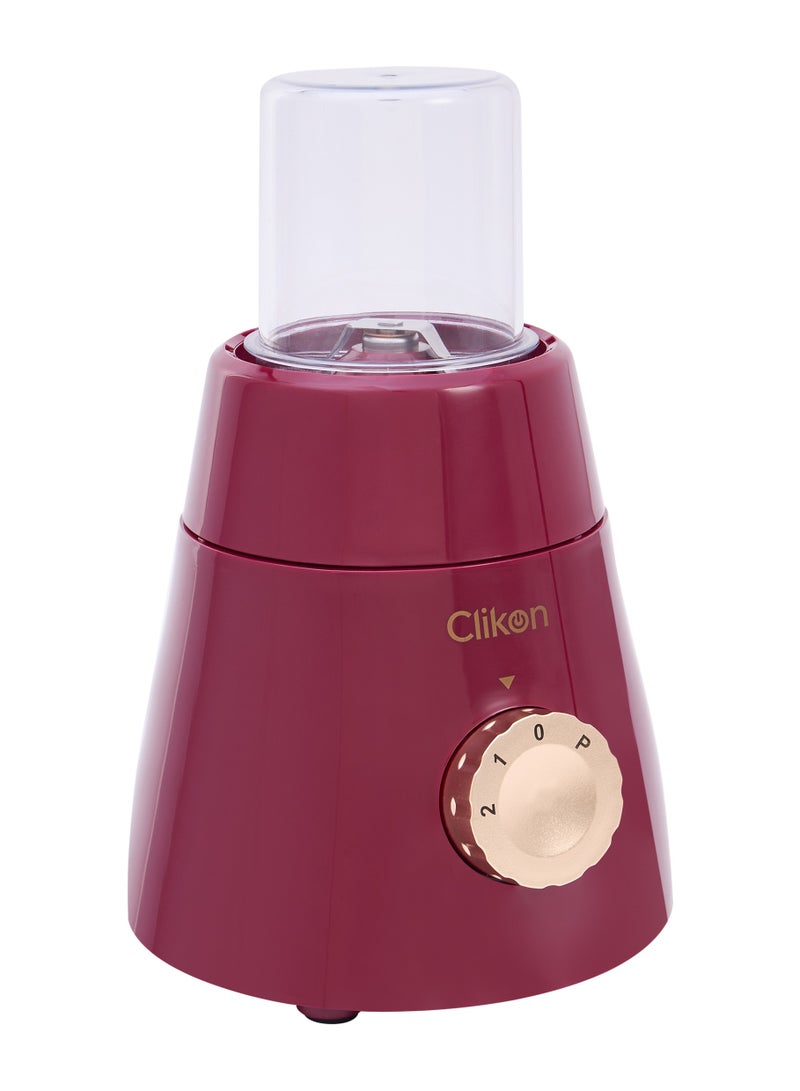 Clikon 3-In-1 Juicer Blender Chopper Set With Unbreakable Jar 1.5 L 600 W CK2680 Cherry Red - Image 4