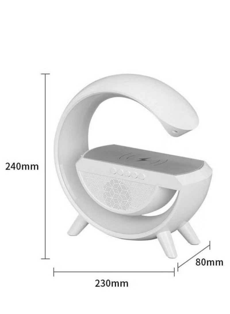 Bluetooth speaker with wireless charging, LED night light and radio - Image 5