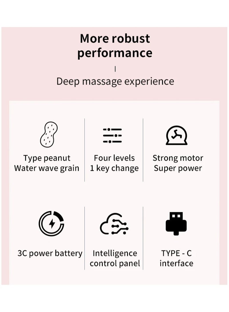 Nariele Electric Peanut Massage Ball - USB Rechargeable Yoga  Fascia Muscle Relaxer for Neck/Back/Legs Neck Massager Foot Massager - Image 3