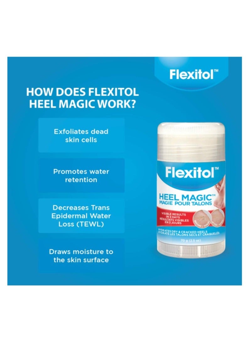 فليكسيتول هيل ماجيك للبشرة الجافة أو الكعب الخشن مع زبدة الشيا وفيتامين هـ، 2.5 أونصة - Image 2