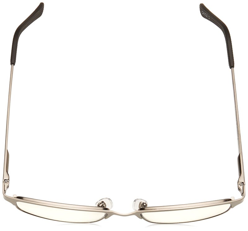 Foster Grant Men's Samson Rectangular Reading Glasses, Satin Dark Gunmetal/Transparent, 52 mm + 1 - Image 5