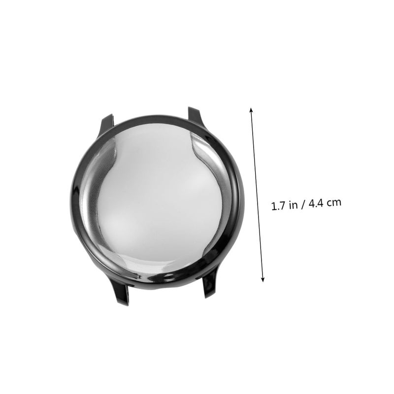 Black TPU Protective Case Cover For Watch Active Scratch Resistant Flexible - Image 3