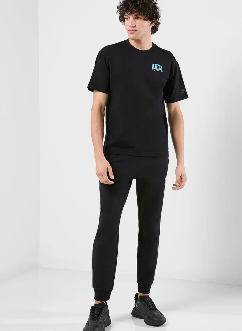ANTA Smiley Printed T-Shirt
