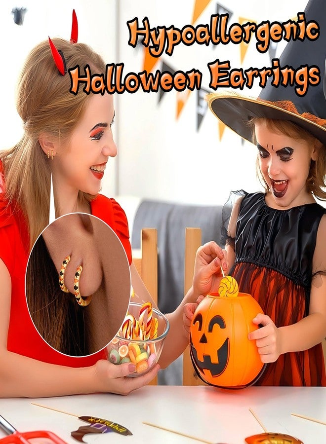 Poxtex طقم أقراط حلقية ذهبية صغيرة للنساء والرجال، مضادة للحساسية، مطلية بالذهب عيار 14 قيراط، أقراط غضروفية متعددة، خفيفة الوزن، صغيرة ورقيقة، لطيفة وعصرية، هدية مثالية لعيد الميلاد للنساء - Image 2