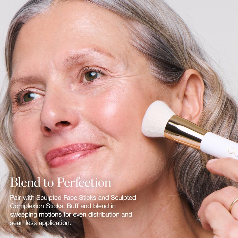 OGEE فرشاة خلط أوجي - فرشاة مكياج بجودة احترافية - فرشاة أساس فائقة النعومة بشعيرات نباتية لتطبيق مكياج خالي من العيوب - Image 2