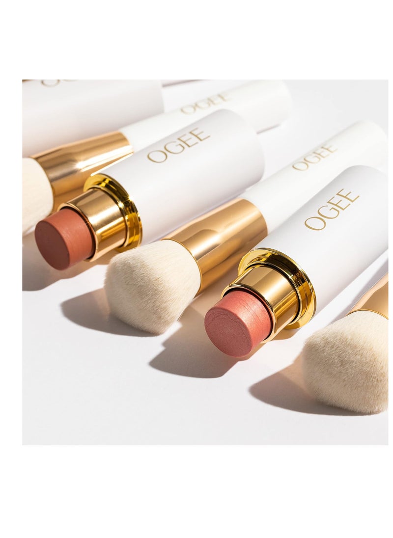 OGEE Ogee Blender Brush - Professional Quality Makeup Brush - Ultra-Soft Foundation Brush with Vegan Bristles for Flawless Makeup Application  - Image 3