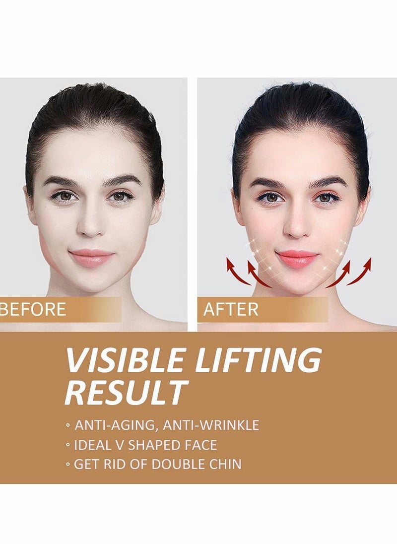 KASTWAVE - Double Chin Reducer,  Face Slimming Strap, Face Lifting Strap Double Chin Reducer, V Shaped Slimming Face Strap Eliminates Wrinkles Sagging Anti-aging Painless Firming Shaper for Women and Men - Image 1