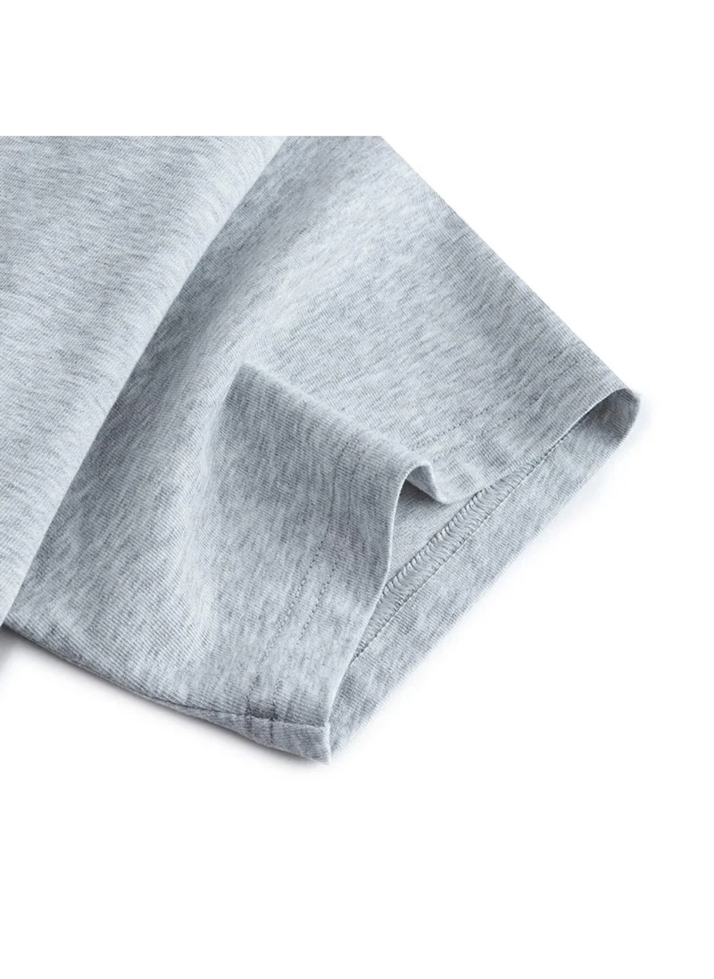 Anta Grey CoolSense T-Shirt | IceFresh Antibacterial Cotton Tee/Cooling Touch · Antibacterial Fabric · Everyday Comfort for Men | Best Price UAE
