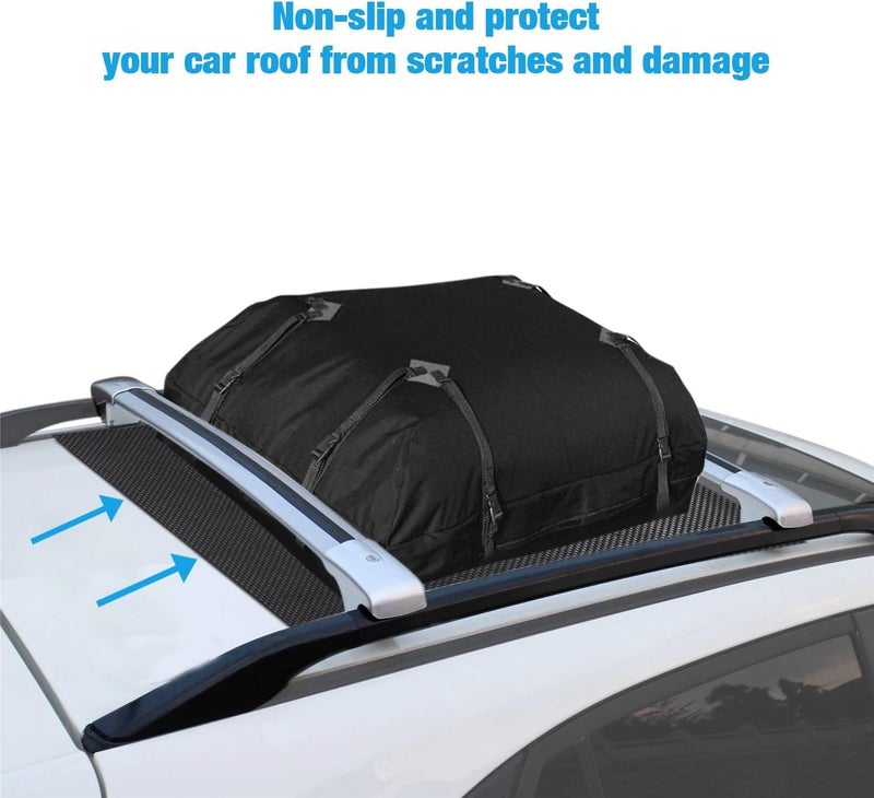 Automaze Car Roof Mat for Cargo Bag Mesh Rubber Non Slip Mat for Car Roof Carrier Bag, Anti-Slip, Extra-Cushioning, Car Roof Padding, and Home Rubber Mat,Grip, Universal Usage - Image 2