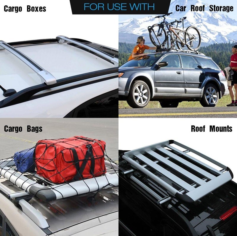 Automaze Car Roof Mat for Cargo Bag Mesh Rubber Non Slip Mat for Car Roof Carrier Bag, Anti-Slip, Extra-Cushioning, Car Roof Padding, and Home Rubber Mat,Grip, Universal Usage - Image 3