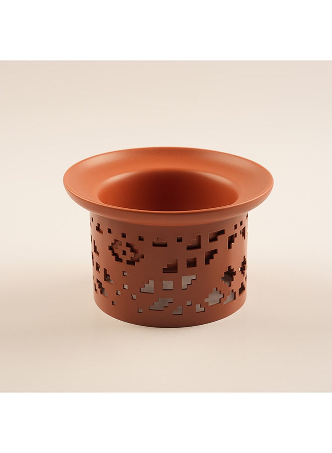 Dallaty وعاء مكسرات نسيج بني - Image 1