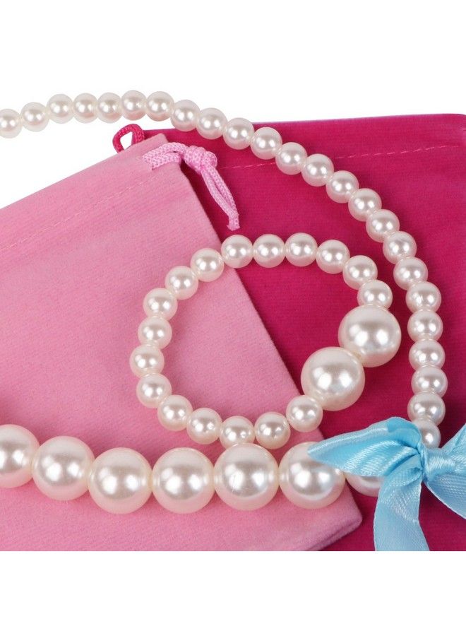 kilofly Princess Party Favor Jewelry Value Pack, Necklace & Bracelet, 4 Sets  - Image 4