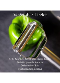 Oasisgalore Stainless Steel Dual Blade Vegetable Peeler  - Image 3