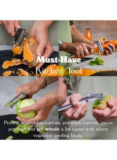 Oasisgalore Stainless Steel Dual Blade Vegetable Peeler  - Image 4