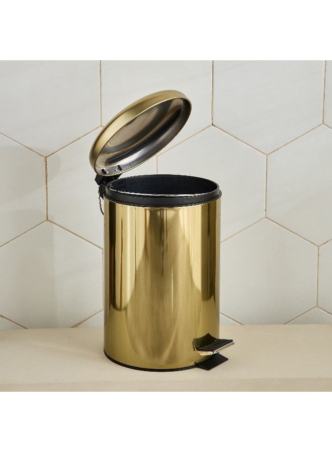 Home Box Gold Pedal Bin - 12 L - Image 2