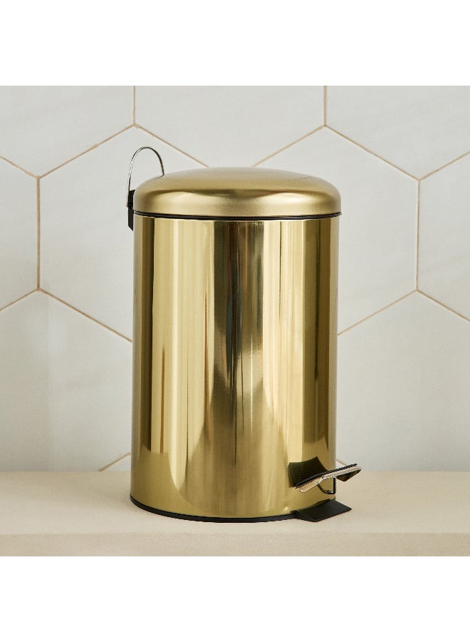 Home Box Gold Pedal Bin - 12 L - Image 1