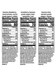 Plum Organics Plum Organics Mighty 4 and Mighty Morning Organic Toddler Food - 4 Food Group Blend Variety Pack - 4 oz Pouch (Pack of 18) - Organic Fruit and Vegetable Toddler Food Pouch  - Image 5
