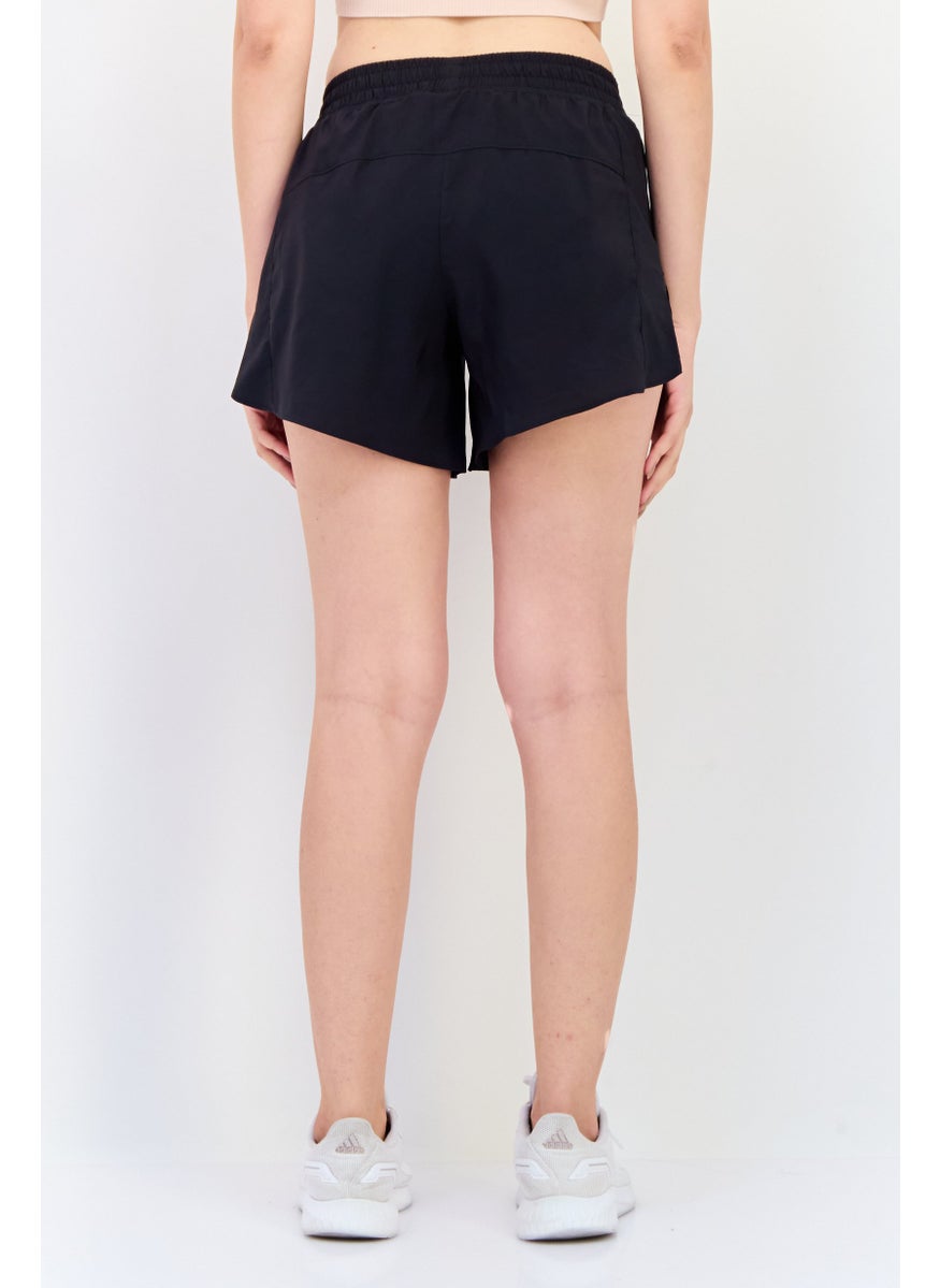 Reebok Women Sportswear Fit Running Short, Black  - Image 3