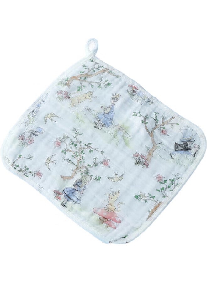 Emxee Baby Drool Bib, Newborn Pure Cotton Soft Gauze Square Towel, Ultra-Soft Baby Face Towel, Children'S Towel, 4-Pack - Image 2